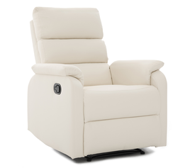 Πολυθρόνα Ανακλινόμενη TALITHA Μπεζ PU 79x97x101cm