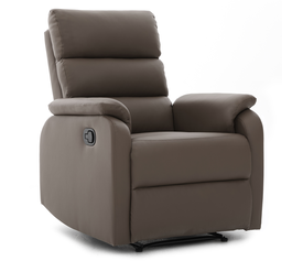 Πολυθρόνα Ανακλινόμενη TALITHA Καφέ PU 79x97x101cm