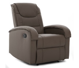 Πολυθρόνα Ανακλινόμενη CELAENO Καφέ PU 80x96x97cm