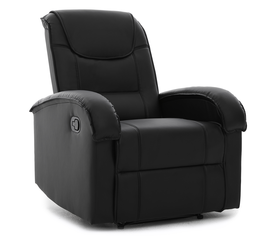 Πολυθρόνα Ανακλινόμενη CELAENO Μαύρο PU 80x96x97cm