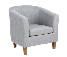 Πολυθρόνα FIORELLA Γκρι Ύφασμα 73x69x75cm