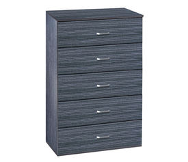 Συρταριέρα AURORA Σκούρο Καρυδί Μοριοσανίδα/Μελαμίνη 60x40x108cm