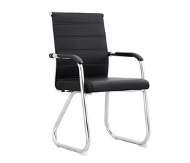 Καρέκλα Επισκέπτη NICO Μαύρο/Χρώμιο PU/Μέταλλο 55x56.5x95cm
