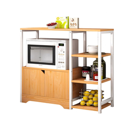 Ραφιέρα Κουζίνας LYNX Δρυς/Λευκό MDF/Μέταλλο 80x30x71cm