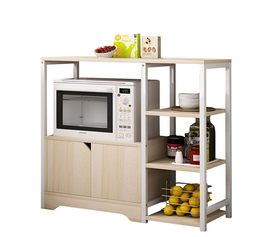 Ραφιέρα Κουζίνας LYNX Maple/Λευκό MDF/Μέταλλο 80x30x71cm