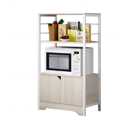 Ραφιέρα Κουζίνας GORAL Maple/Λευκό MDF/Μέταλλο 60x30x95cm