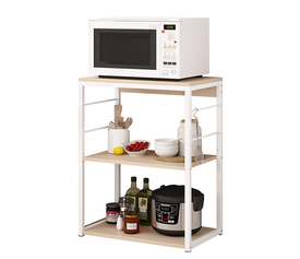 Ραφιέρα Κουζίνας DALL Maple/Λευκό MDF/Μέταλλο 50x30x71cm