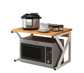 Ραφιέρα Κουζίνας BEAVER Δρυς/Λευκό MDF/Μέταλλο 54x35x34cm