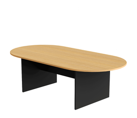 Τραπέζι Συνεδριάσεων GALAX Φυσικό/Ανθρακί Μοριοσανίδα 200x100x75cm