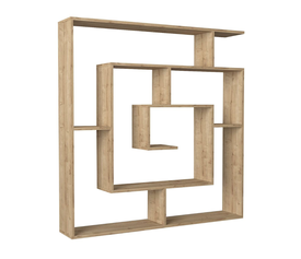 Βιβλιοθήκη Ithaki Φυσικό 125x22x130cm