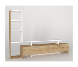 Σύνθετο KENTUCKY Sapphire/Λευκό Μοριοσανίδα 168x30x120cm