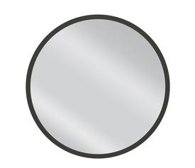 Καθρέπτης Τοίχου MAKUR Ανθρακί Μοριοσανίδα/Γυαλί 60x60cm