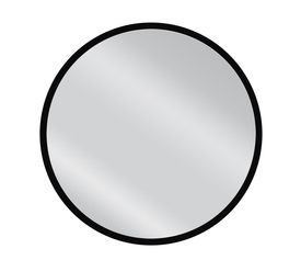 Καθρέπτης Τοίχου MAKUR Μαύρο Μοριοσανίδα/Γυαλί 60x60cm