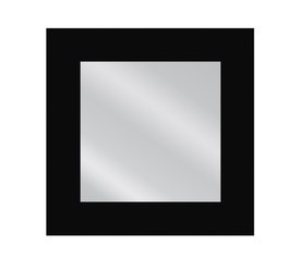 Καθρέπτης Τοίχου AAINA Μαύρο Μοριοσανίδα/Γυαλί 90x90cm
