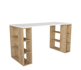 Γραφείο WIMSEY Λευκό/Sapphire Μοριοσανίδα/Μελαμίνη 140x60x74cm