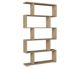 Βιβλιοθήκη MONTONI Φυσικό Μοριοσανίδα/Μελαμίνη 90x20x160cm