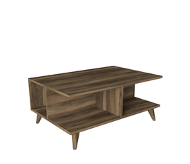 Τραπεζάκι Σαλονιού ALONISOS Καρυδί Μοριοσανίδα/Μελαμίνη 90x60x39cm