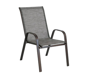 Πολυθρόνα Μεταλλική Neptune Καφέ 55x75x95cm