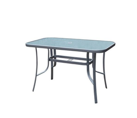 Τραπέζι Μεταλλικό SUN Γκρι 120x70x70cm