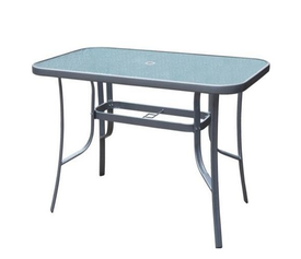 Τραπέζι Μεταλλικό SUN Γκρι 150x90x70cm