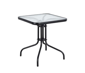 Τραπέζι Μεταλλικό MARS Μαύρο 70x70x70cm