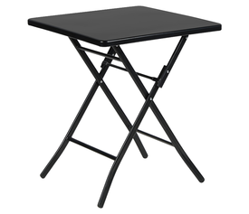 Τραπέζι Κήπου ASTRA Μαύρο Μέταλλο 60x60x70cm