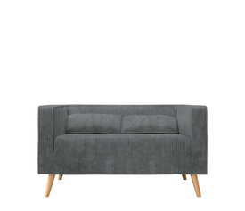 Καναπές Διθέσιος CHOLUTECHA Γκρι 123x70x68cm