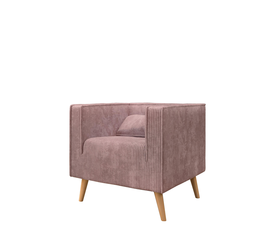 Πολυθρόνα CHUNUCA Λιλά 73x70x68cm