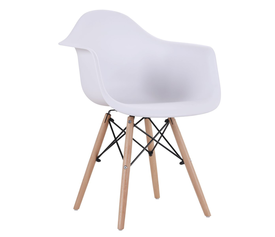 Καρέκλα CORYLUS Λευκό PP 60x60x80cm