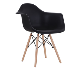 Καρέκλα CORYLUS Μαύρο PP 60x60x80cm