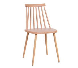 Καρέκλα CYGNET Cappuccino PP/Μέταλλο 42x46x80cm