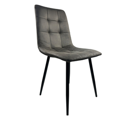 Καρέκλα Τραπεζαρίας YUCATAN Καφέ/Μαύρο PU/Μέταλλο 44x55x86cm