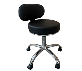 Καρέκλα Εργασίας FIRMEZA Μαύρο/Χρώμιο PU/Μέταλλο 47x47x67/78cm