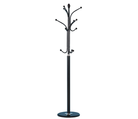 Καλόγερος ArteLibre ORTONA Μαύρο Μέταλλο 37x37x180cm