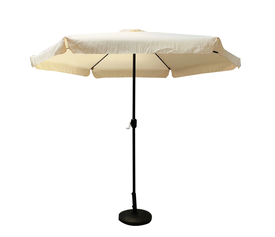 Ομπρέλα Κήπου GRENADINE Μπεζ/Μαύρο Αλουμίνιο/Ύφασμα Φ3x2.45m