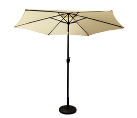 Ομπρέλα Κήπου GRACIOSA Μπεζ/Μαύρο Αλουμίνιο/Ύφασμα Φ3x2.55m