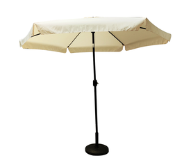 Ομπρέλα Κήπου ArteLibre ANAMI Μπεζ/Μαύρο Αλουμίνιο/Ύφασμα Φ3x2.45m
