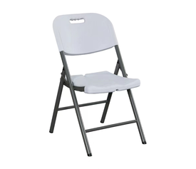 Καρέκλα Πτυσσόμενη REIGO Λευκό Μέταλλο/Πλαστικό 40x55x83cm