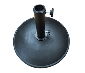 Βάση Ομπρέλας ArteLibre RUGEN 12kg Μαύρο Τσιμέντο/Πλαστικό 45x6cm