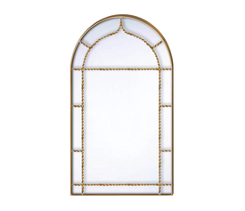 Καθρέπτης Τοίχου Χρυσό Μέταλλο 50x86x1.5cm