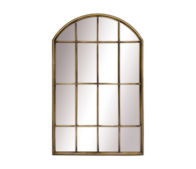 Καθρέπτης Τοίχου Χρυσό Μέταλλο 51x81x2.5cm