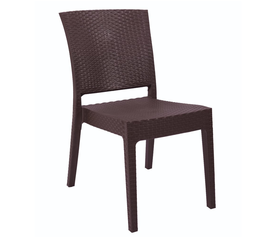 Καρέκλα Κήπου Καφέ Rattan 47x55x87cm