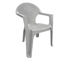 Καρέκλα Κήπου Γκρι Πλαστικό 56x55x79cm