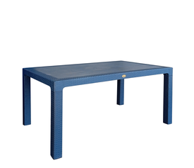 Τραπέζι Κήπου Eco Μπλε Ανακυκλωμένο PP 150x90x74cm