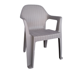 Καρέκλα Κήπου POLO Ανθρακί Πλαστικό 60x47x85cm