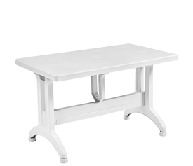 Τραπέζι Κήπου LAGO Λευκό PP 70x120cm