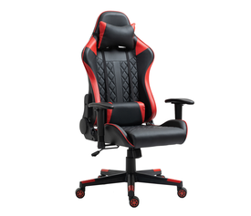 Καρέκλα Γραφείου Gaming ENNIS Κόκκινο/Μαύρο PVC 70x55x122-131cm