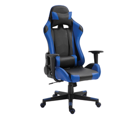 Καρέκλα Γραφείου Gaming NAVAN Μπλε/Μαύρο PVC 68x53x122-131cm