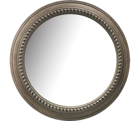 Καθρέπτης Τοίχου Καφέ Πλαστικό Φ56x5.8cm