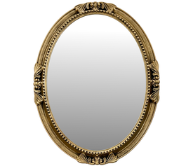 Καθρέπτης Τοίχου Χρυσό Πλαστικό 65.1x84.4x6cm